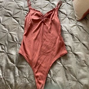 Volcom bodysuit, size S, super cute coral color!